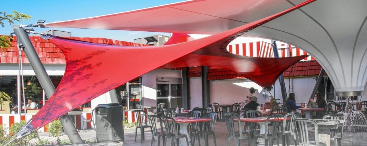 membrane structure, tensile fabric, outdoor event