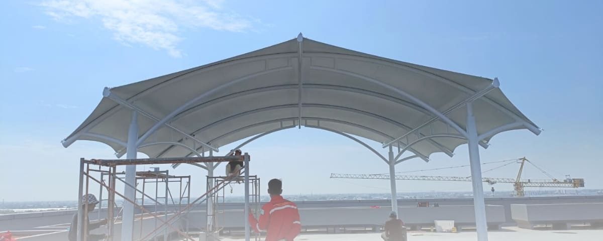 membrane structure, tensile fabric, outdoor event