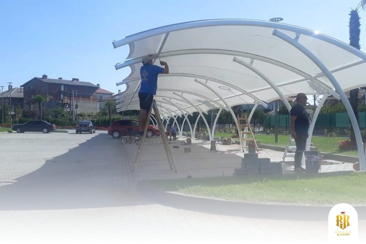 membrane tent, Padang, Indonesia
