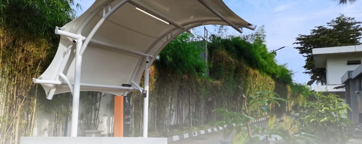 cafe, membrane, canopy