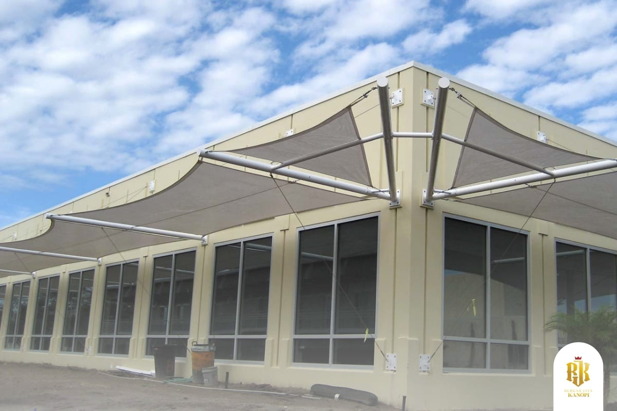 carport, membrane roof, modern