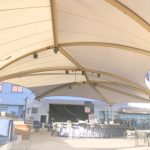 cafe, membrane, canopy