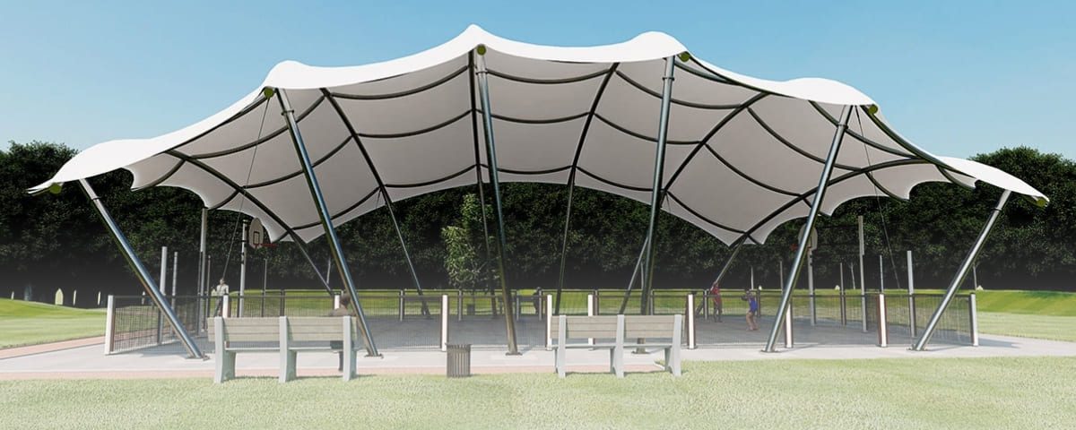 membrane structure, tensile fabric, outdoor event