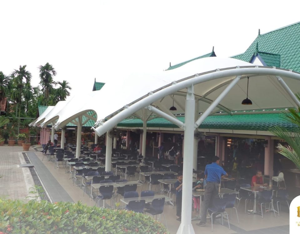 cafe, membrane, canopy