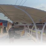 membrane structure, tensile fabric, outdoor event