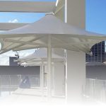 cafe, membrane, canopy